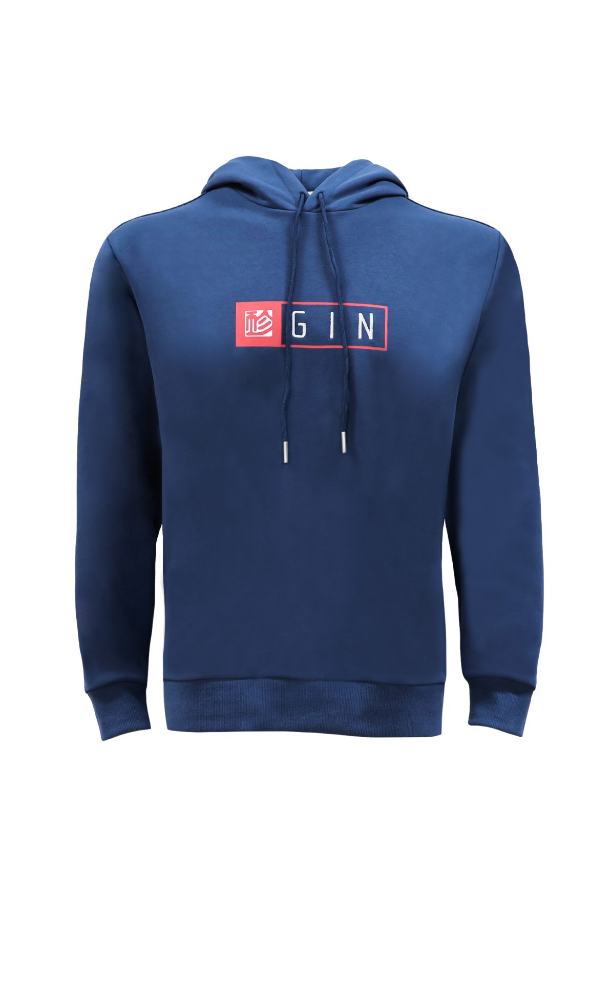GIN Logo Hoodie Indigo Blue