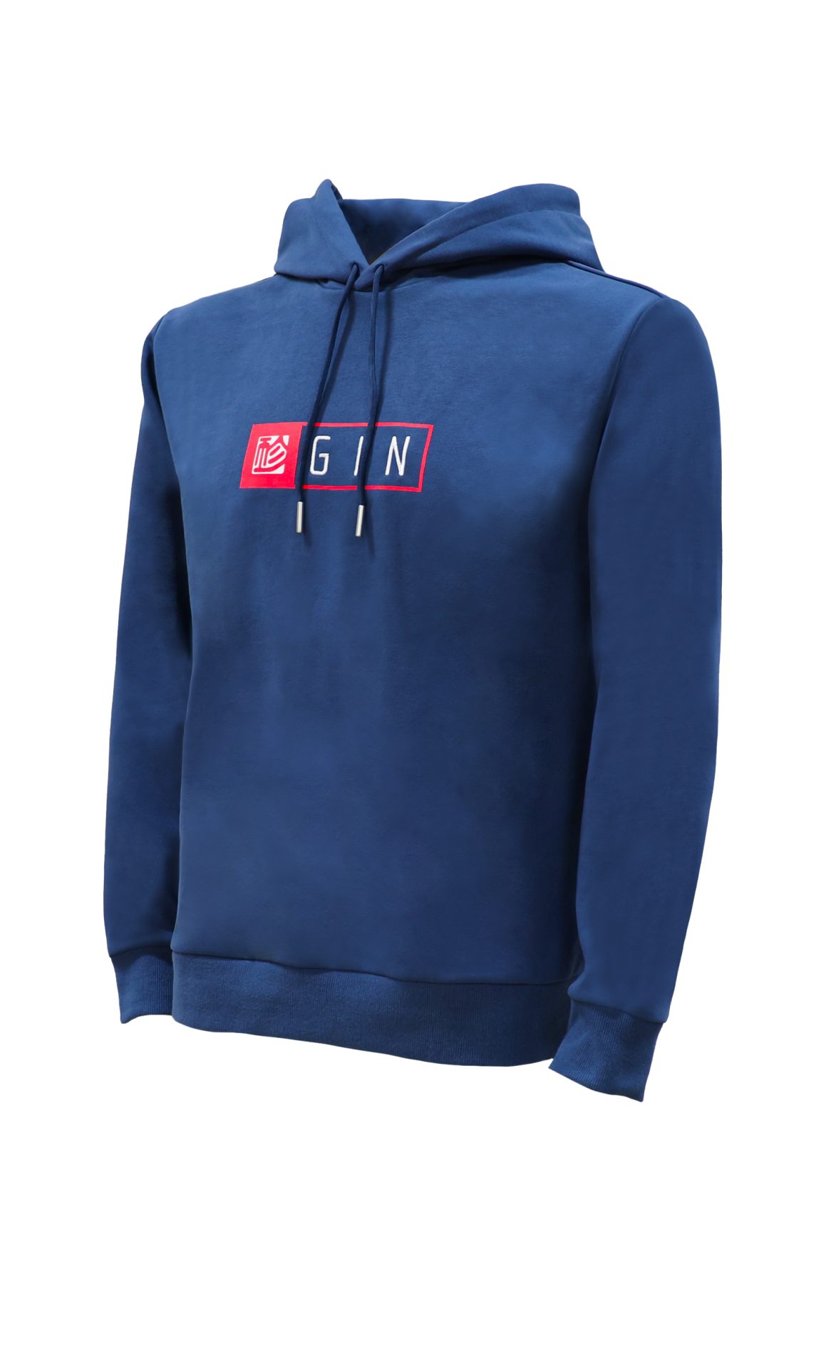 GIN Logo Hoodie – Indigo Blue - Image 3